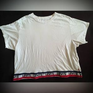 Levi’s Brand Logo Band Retro Vintage Unisex T-shirt RARE! Unisex